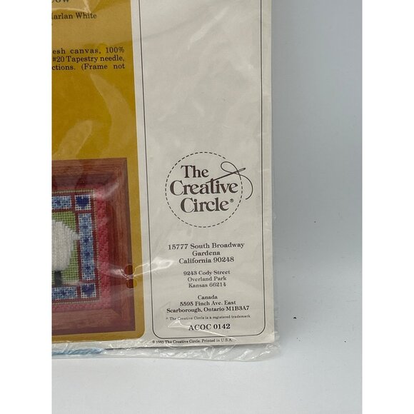 The Creative Circle 0142 Woolly Sheep Needlepoint Kit By Linda Harlan White - Picture 4 of 5